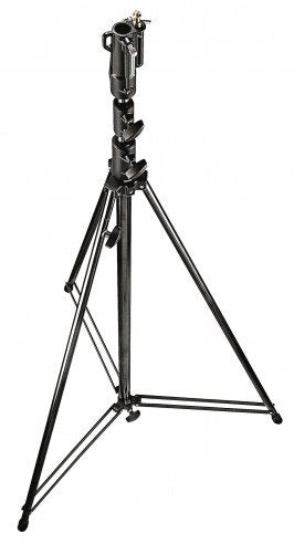 MANFROTTO - Black Tall 3-Sections Stand 1 Levelling Leg