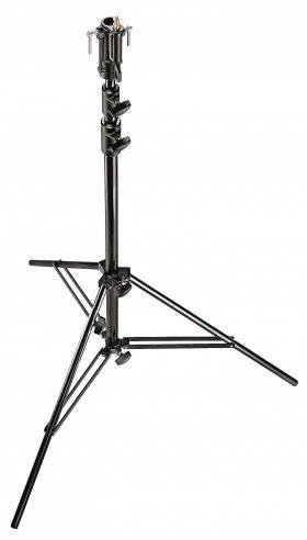 MANFROTTO - Black Chrome Plated 3-Section Steel Stand