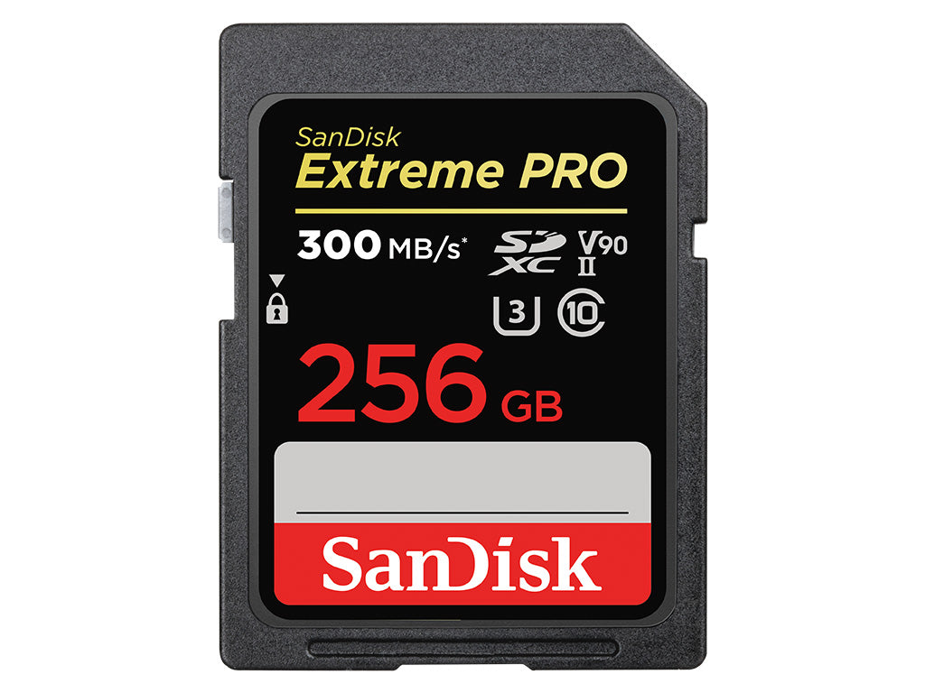 SanDisk SD Extreme Pro 256Go UHS-II 300Mo/s V90