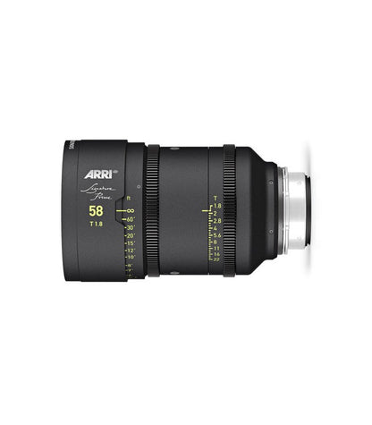 OBJECTIF ARRI SIGNATURE PRIME 58MM T1.8 PIED