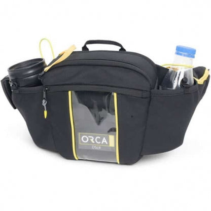 Orca Sac banane pour DSLR avec 2 poches externes pour Lentilles/Bouteilles