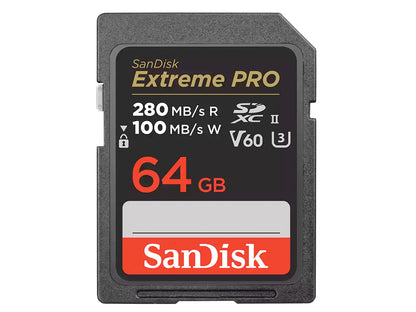 SanDisk SD Extreme Pro 64GB UHS-II 280MB/s V60